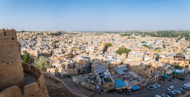 Jaisalmer, Hindistan. 18 Ekim 2023: Jaisalmer Altın Şehir, Hindistan