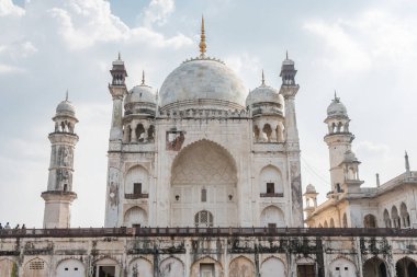 Bibi ka maqbara 'nın manzarası, tac mahal' e çok benzeyen bir saray Aurangabad, Hindistan