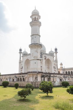 Bibi ka maqbara 'nın manzarası, tac mahal' e çok benzeyen bir saray Aurangabad, Hindistan