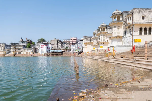 Pushkar India Octubre 2023 Vista Panorámica Del Lago Pushkar India —  Fotos de Stock