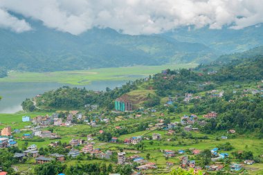 Phokara şehri manzarası, Nepal