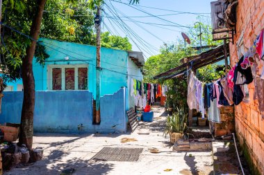 asuncion, paraguay. 15 Kasım 2022: Asuncion City, Paraguay sokak manzarası