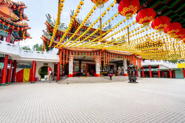 Kuala Lumpurban Malajziában 2023 Május Tean Hou Kínai Templom Látképe Stock Kép