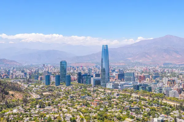 Santiago Chile Chile Janvier 2023 Vue Panoramique Santiago Chile City Image En Vente