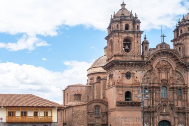  cusco, peru. 5th october, 2022: street view of cusco inka town, peru clipart