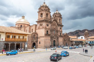  Ucusco, Peru. 5 Ekim 2022: Cucco Inka kasabasının sokak manzarası, Peru