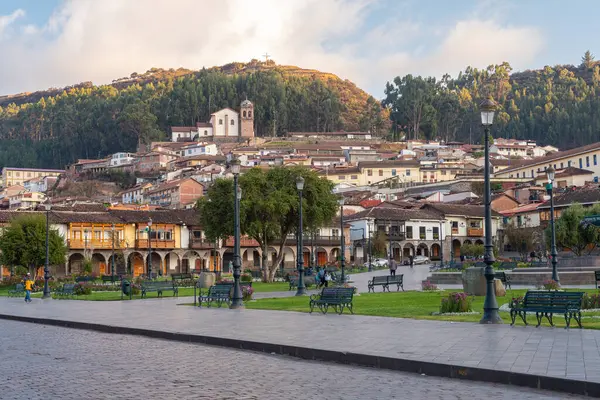 Cusco Pérou Octobre 2022 Vue Sur Rue Ville Cusco Inka Images De Stock Libres De Droits