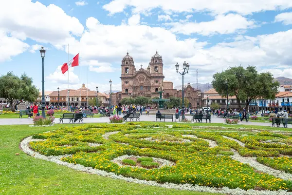 Cusco Peru Oktober 2022 Strassenansicht Von Cusco Inka Town Peru lizenzfreie Stockfotos