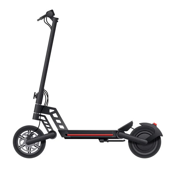 Transport Durable Modern Electric Kick Scooter Icône Illustration Vectorielle Isolée — Image vectorielle