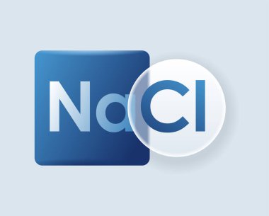 Sodium chloride chemical formula - NaCl, known as salt
