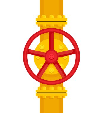 Çizgi film resimlerinde gaz vanası - fosil gazlar için gaz kapısı
