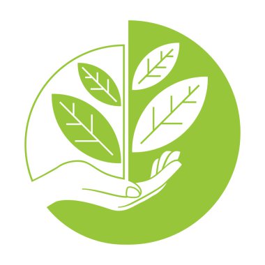 Elde Yerleştir - Gezegen logo şablonunu tek bir ince çizgide kaydet. Geri dönüşüm programı ve diğer Çevre Koruma girişimleri için amblem