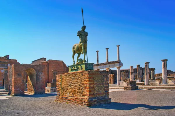 Pompeii Campanië Napels Italië Ruïnes Van Een Oude Stad Begraven — Stockfoto