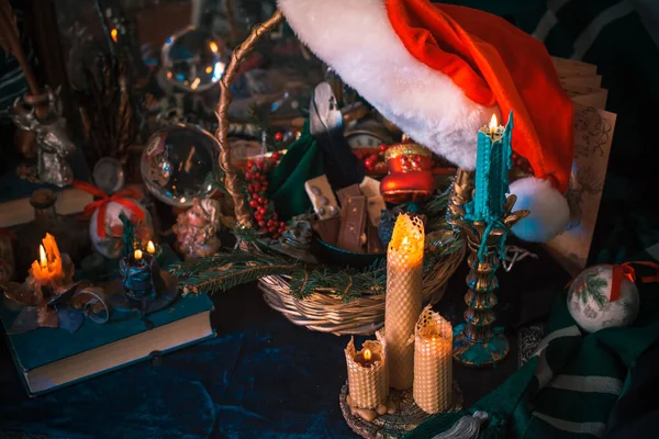 Noel Atmosferi Kavramı Kehanetler Kader Kehanetleri Sihirli Top Diğer Büyüler — Stok fotoğraf