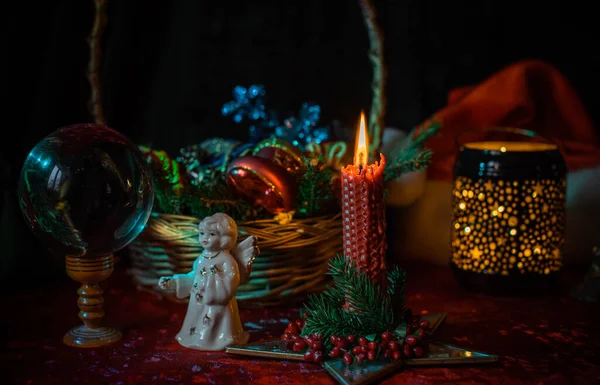 Mystical Holidays atmosphere, Xmas aesthetic, positive winter vibe, decoration for home