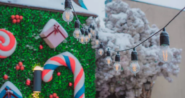 Концепція Зимового Різдва Прикраси Вдома Подробиці Ідеї Новий Рік — стокове фото