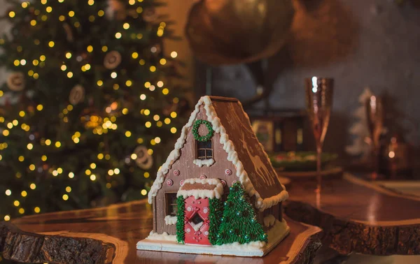 Winterweihnacht Dekoration Hause Details Und Ideen Für Das Neue Jahr — Stockfoto