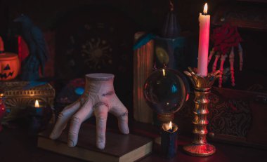 Gothic Family values, composition with a hand 