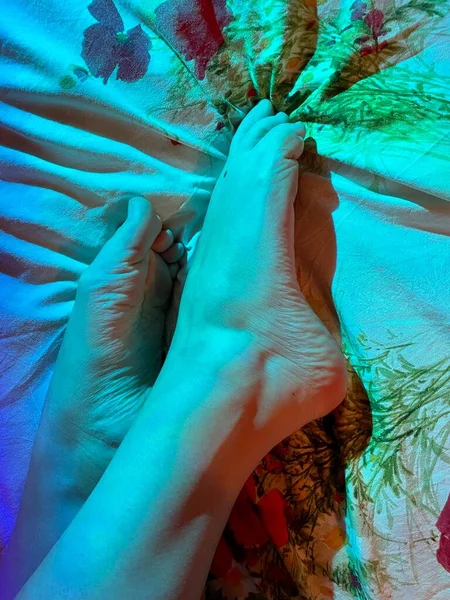 Ноги Люблять Жіночі Ноги Концепція Жіночих Ніг Краса Частини Тіла — стокове фото