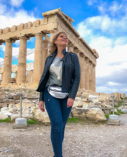 Grécia Férias Pedaços Viagem Blog Turístico Estilo Vida Fim Semana — Fotografia de Stock