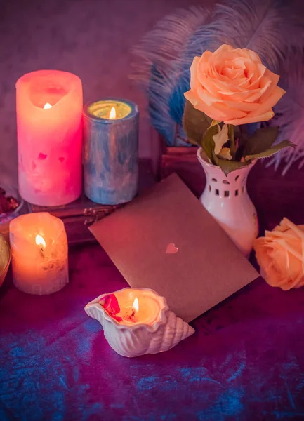 Cleansing negative energy, through, minds. Concept of esotericism. Candle spiritual therapy
