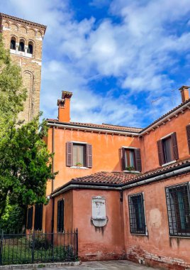  Venedik manzarası, İtalya 'da tatil kavramı. Yolculuk için yeni yerler. Yolculuk için fikirler. Avrupa, İtalya, Venedik, 1 Eylül: İllüstrasyon Editörü