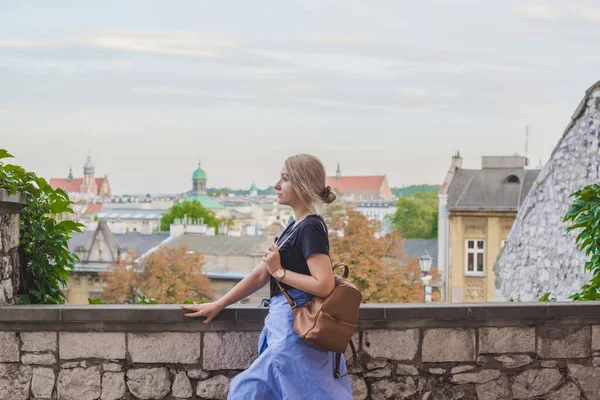 Krakow görüşleri, Polonya 'da tatil kavramı. Şehir merkezinin eski bir parçası. Yolculuk için fikirler.