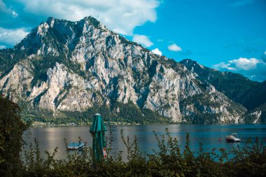 Avusturya Alp Dağları. Güzel manzara manzarası. Seyahat konsepti