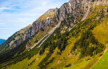 Avusturya Alp Dağları. Güzel manzara manzarası. Seyahat konsepti