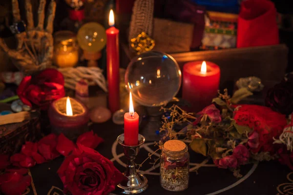 Concept of love magic, love spell attracting love, predictions of fate and other magic.
