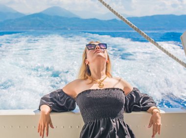 Positano, Amalfi Sahili 'nde tatil. Lüks Avrupa deniz tatili