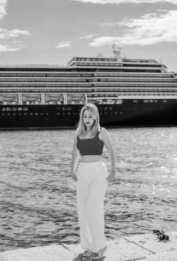 İtalya 'da tatil, Trieste' de kadın. Ziyaret İçin Turist Yerleri