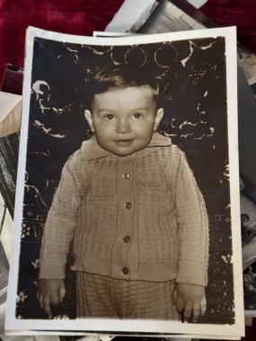 1950 'lerin klasik fotoğraf albümleri ve film negatifleri. Avrupa. Kiev, 7 Temmuz, Yayın Yönetmeni