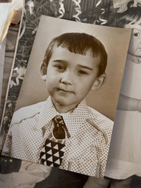 1950 'lerin klasik fotoğraf albümleri ve film negatifleri. Avrupa. Kiev, 8 Temmuz, Resim Editörü