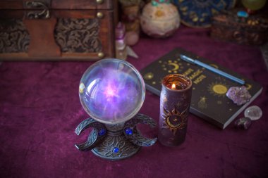 Sahasrara çakrası. Bir mum yakma duası. Mor Gizemcilik ve Üstünlük Aletleri. İlahi Kilidi Açmak