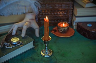 Gothic Family values, composition with a hand 