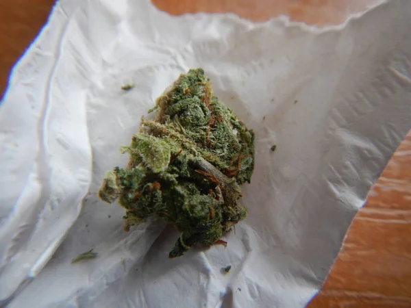 Marijuana Och Cannabis Färgrikt Rekreationsgräs — Stockfoto