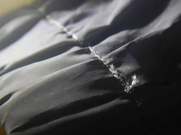 Siyah kumaş arka plan. siyah ve beyaz doku