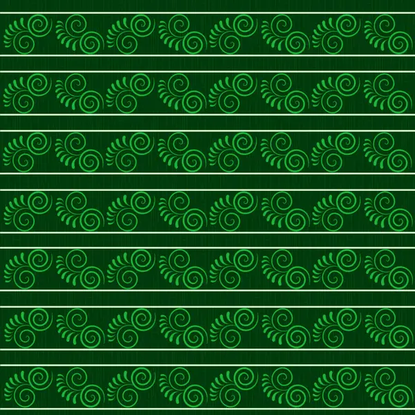 Bukleli kusursuz desen. Yeşil arka planda, hatıra defteri, web geçmişi, tekstil ve ev dekorasyonu projeleri için harika. Vektör illüstrasyonu.