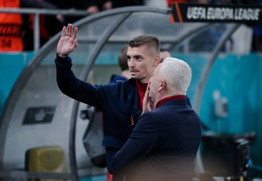 Florin Tanase (FCSB) pictured prior to  the UEFA Europa League Group Stage game between FCSB (Romania) and Manchester United (England) held on 30th of January 2025 at National Arena in Bucharest. clipart