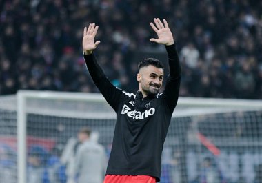 Valentin Cretu (FCSB), 30 Ocak 2025 tarihinde Bükreş 'teki Ulusal Arena' da oynanan FCSB (Romanya) ile Manchester United (İngiltere) arasındaki UEFA Avrupa Ligi Stage maçı öncesinde çekilmiştir..