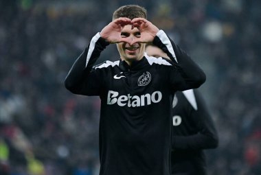 Florin Tanase (FCSB) pictured prior to  the UEFA Europa League Group Stage game between FCSB (Romania) and Manchester United (England) held on 30th of January 2025 at National Arena in Bucharest. clipart