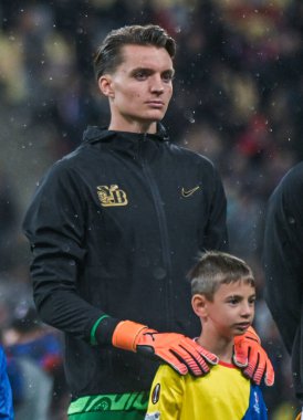 Marvin Keller of Young Boys pictured ahead of the game against FCSB.