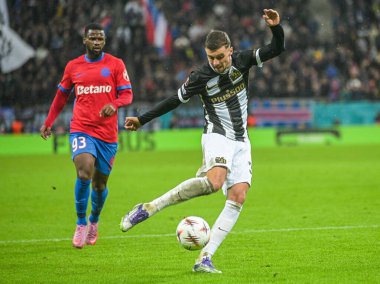 Darian Males of Young Boys pictured during the 2025/26 UEL Matchday 2 game Between FCSB (ROU) and BSC Young Boys (SWI).