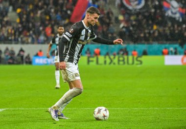 Darian Males of Young Boys pictured during the 2025/26 UEL Matchday 2 game Between FCSB (ROU) and BSC Young Boys (SWI).