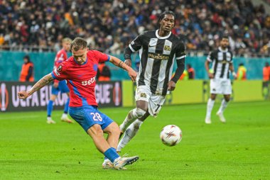 Alexandru Pantea of FCSB pictured during the 2025/26 UEL Matchday 2 game Between FCSB (ROU) and BSC Young Boys (SWI).