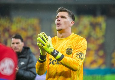 Stefan Tarnovanu pictured after the 2025/26 UEL Matchday 2 game Between FCSB (ROU) and BSC Young Boys (SWI).