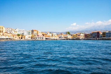 Hanya 'nın eski limanının manzarası.