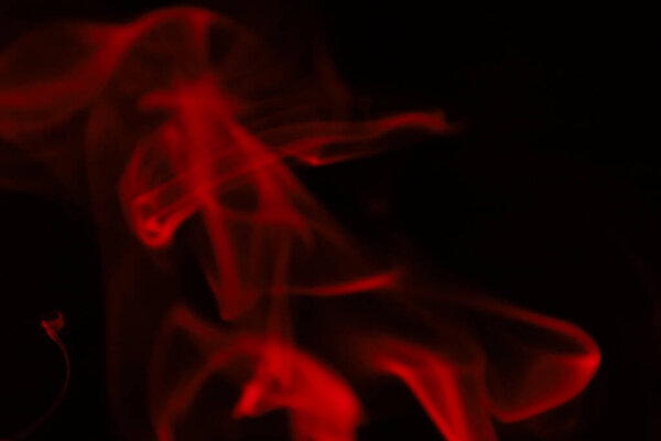 Red smoke on a dark background, colourful abstract, Red fog, minimalistic background