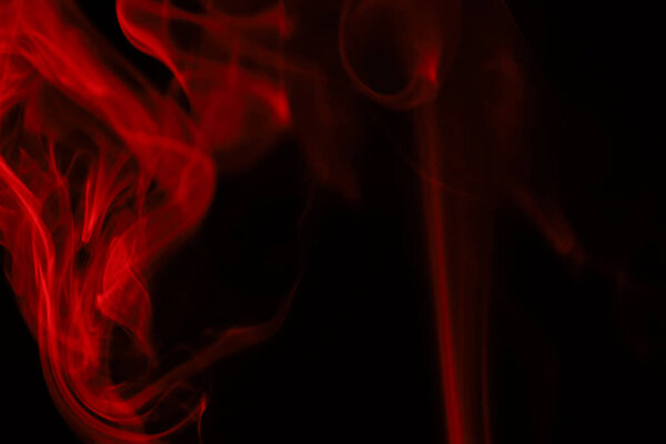 Red smoke on a dark background, colourful abstract, Red fog, minimalistic background
